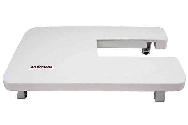 Table d'extension pour machine à coudre Janome Sewist offerte