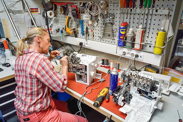 Atelier de réparation de machines à coudre