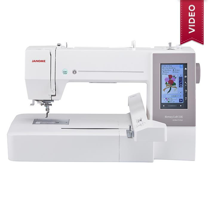 Machine à broder JANOME 550E Limited Edition