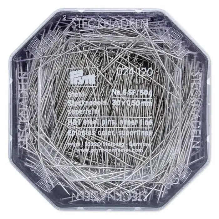 Epingles fines têtes