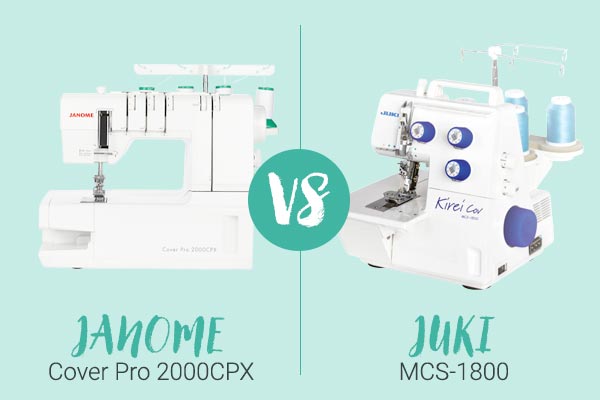 Blog - Janome 2000CPX vs Juki MCS1800