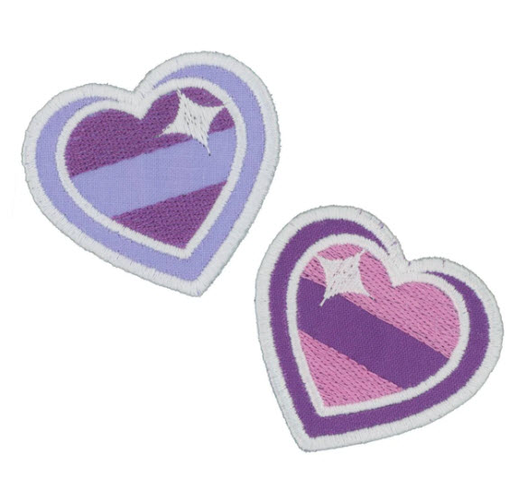 Écusson en forme de cœur