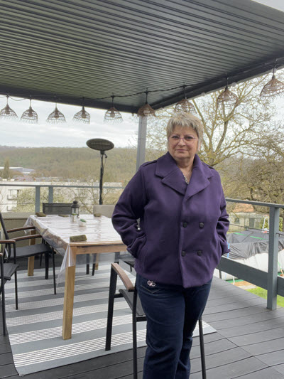 Manteau caban en lainage