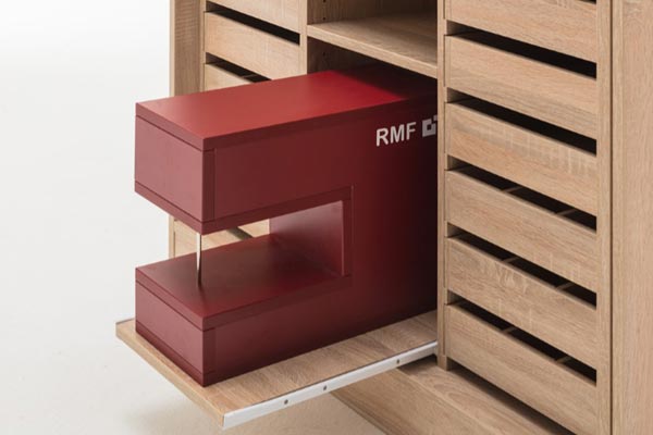 Plateau coulissant pour machine à coudre - Meuble de rangement pour couturière Store Light