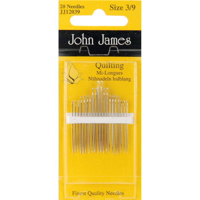 Aiguilles (20) quilting 3/9 John James