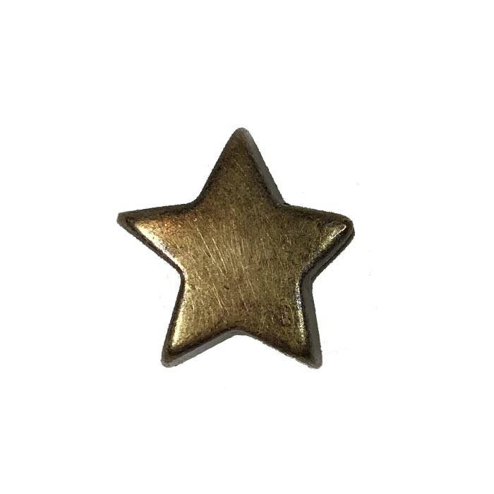 Arrêtoir étoile bronze 15mm
