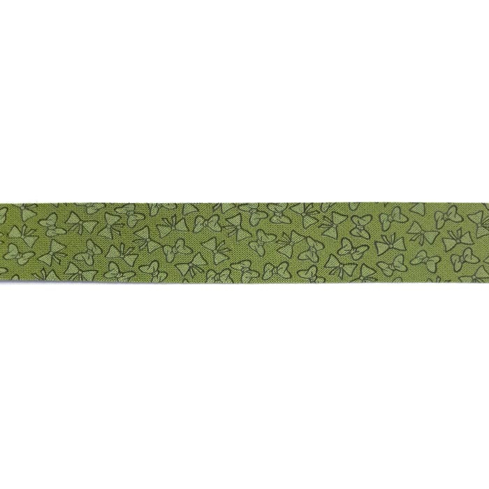 Biais vert à noeuds 20mm au mètre