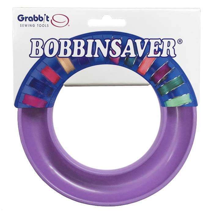 BobbinSaver en caoutchouc violet