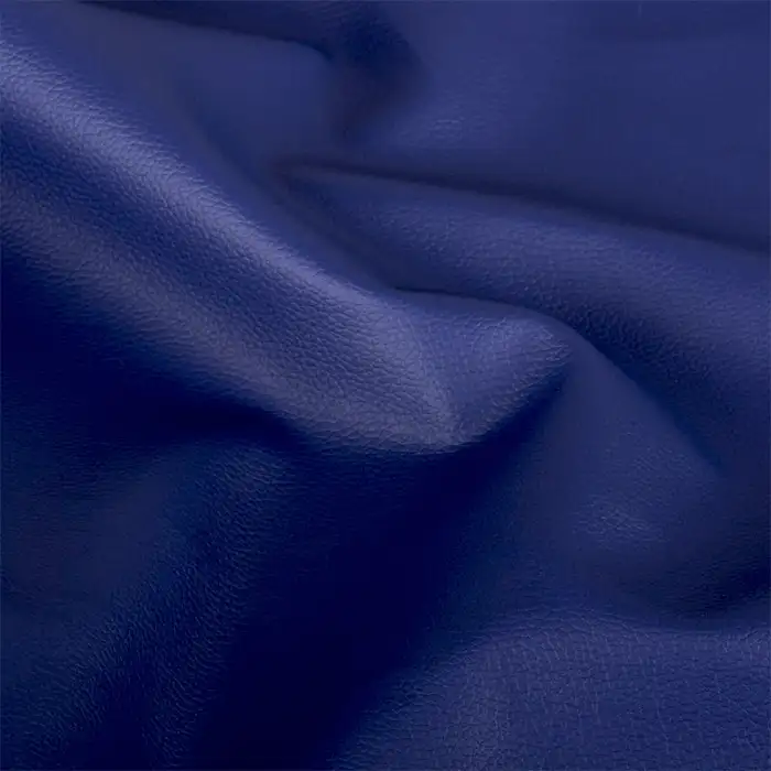 Coupon simili cuir Bleu 50x140 cm