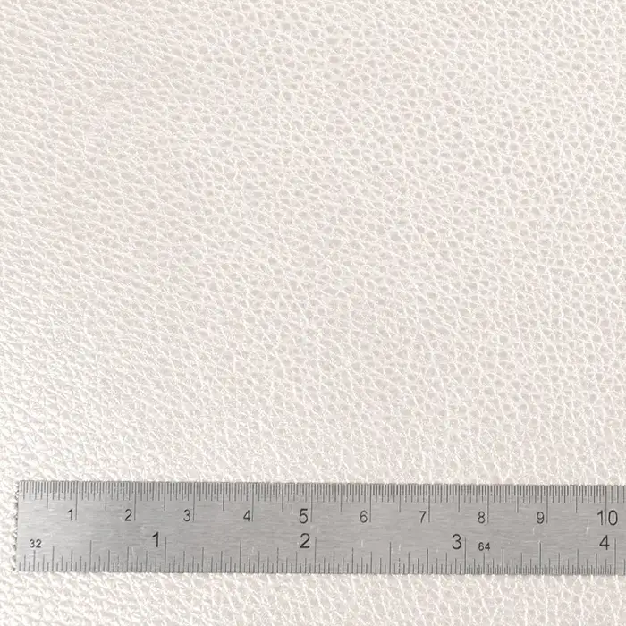 Coupon simili cuir nacré Blanc 50x140 cm