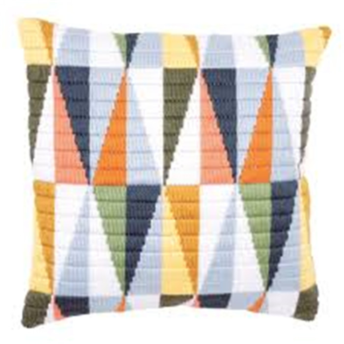 Coussin point lancé Triangles