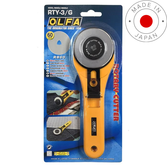 Ets Stecker  Cutter rotatif RTY-3G 60mm Olfa