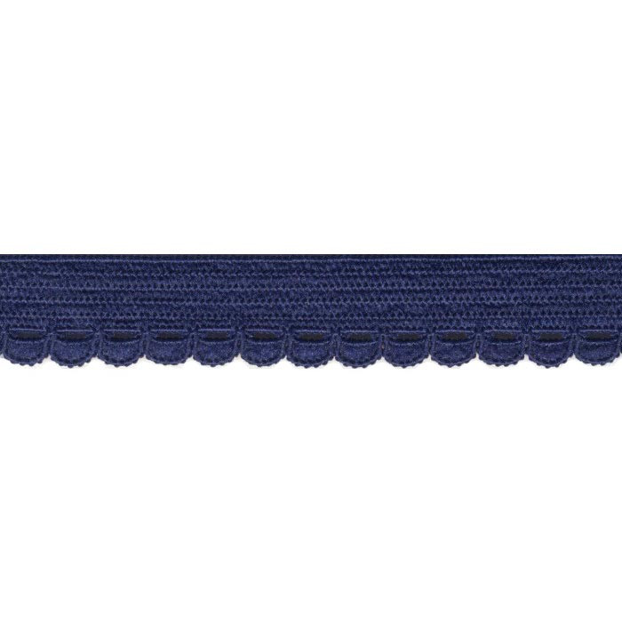 Elastique lingerie 10mm bleu marine /m