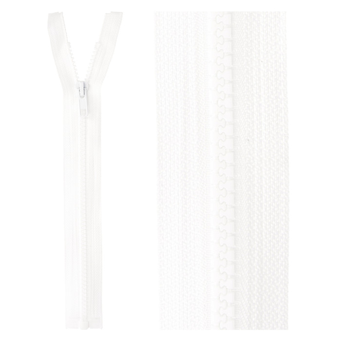 FG séparable PVC anorak 100 cm Blanc