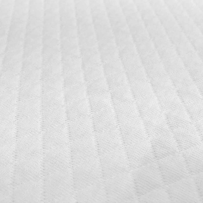 Jersey sweat matelassé blanc 150cm par 50cm