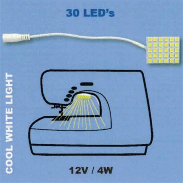 Ets Stecker  Kit lampe LED pour machine à coudre