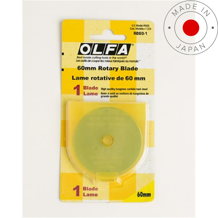 Lame (1) 60mm rechange cutter Olfa