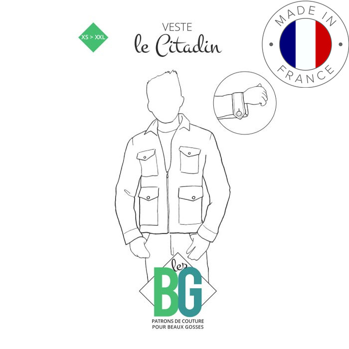Patron veste Les BG "Le Citadin"