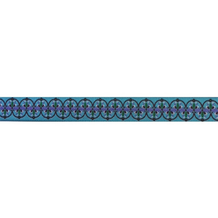 Ruban Design Turquoise 16mm au mètre