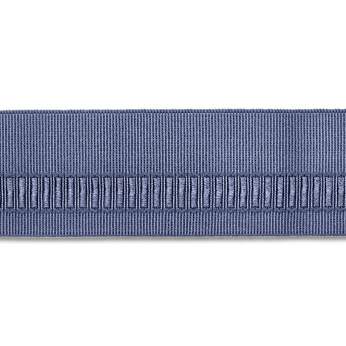 Ruban élastique bleu gris 40mm /m
