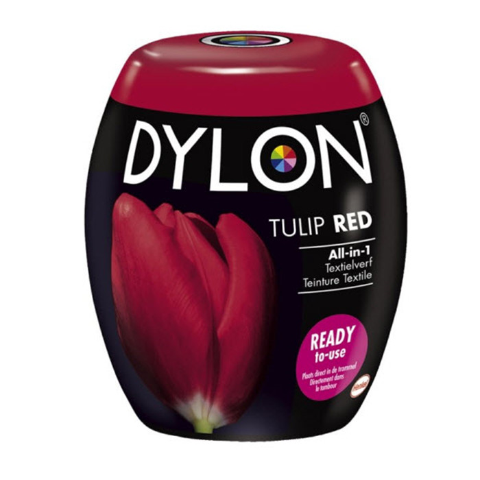 Teinture machine Dylon Rouge tulipe