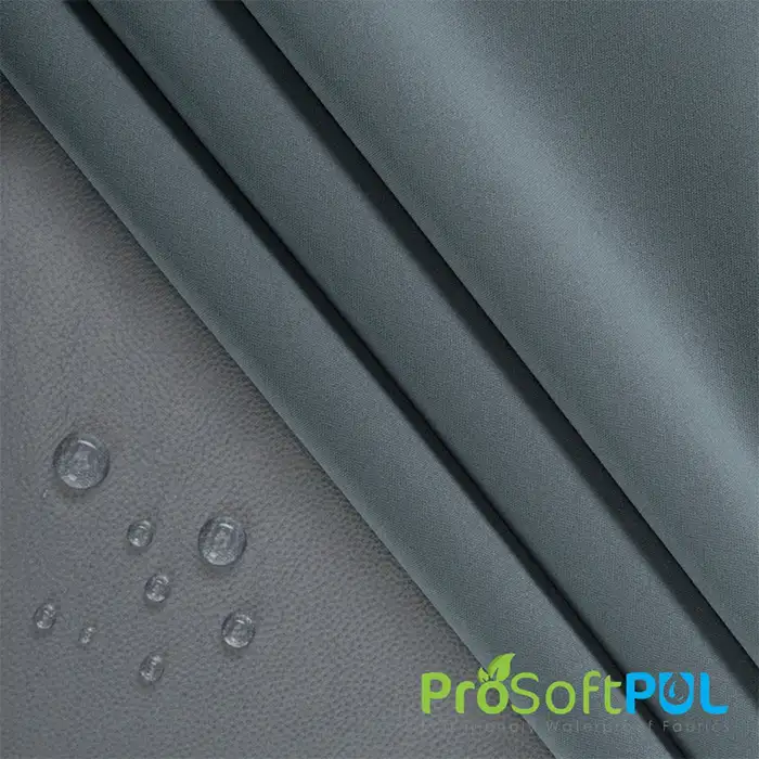 Tissu PUL imperméable gris 155cm /25cm