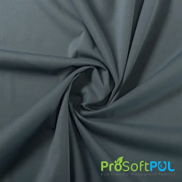 Tissu PUL imperméable gris 155cm /25cm
