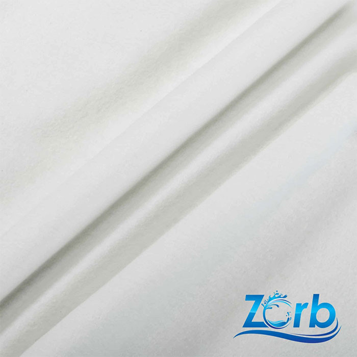Tissu ZORB original blanc 75cm  par 25cm