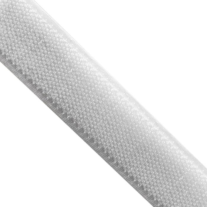Velcro à coudre 3 cm blanc crochets au m