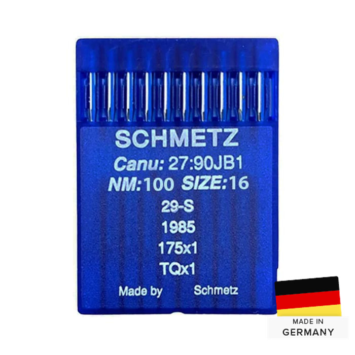 Aiguille 29-S / 175X1 / 1985 / TQX1 Nm 100 par 10 Schmetz Aiguille 29-S / 175X1 / 1985 / TQX1 Nm 100 par 10 Schmetz
