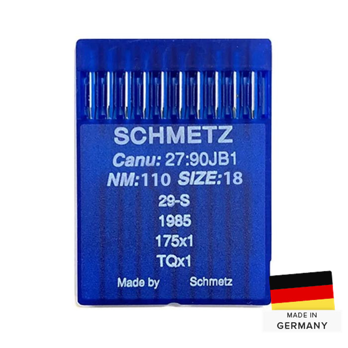 Aiguille 29-S / 175X1 / 1985 / TQX1 Nm 110 par 10 Schmetz Aiguille 29-S / 175X1 / 1985 / TQX1 Nm 110 par 10 Schmetz