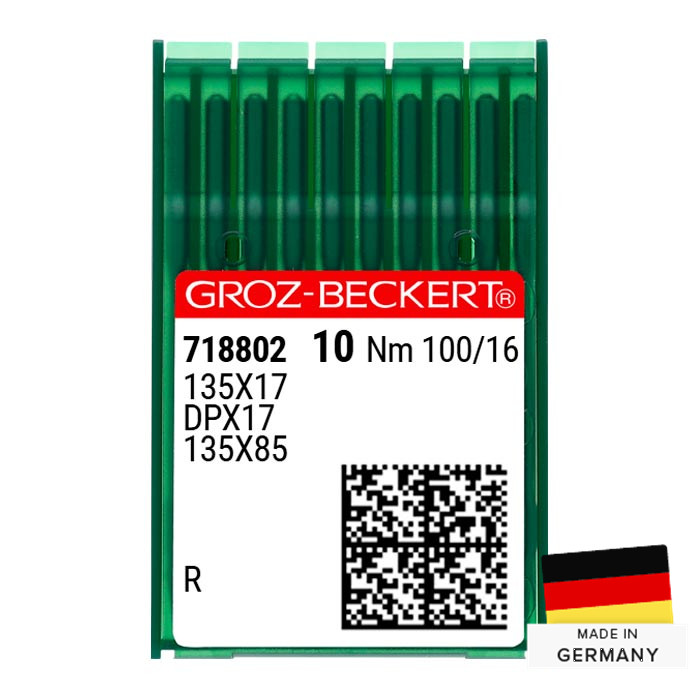 Aiguilles 135x17 DPx17 Nm 100 Groz-Beckert Aiguilles 135x17 DPx17 Nm 100 Groz-Beckert