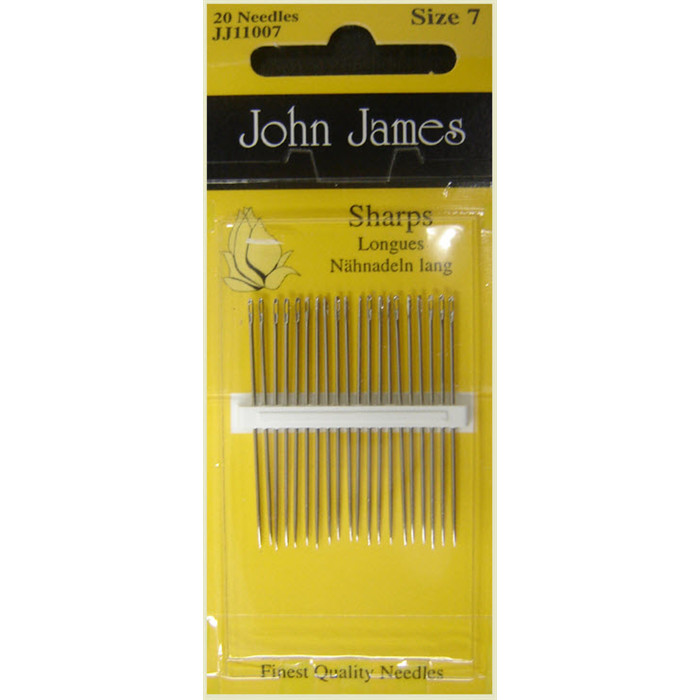 Aiguilles (20) à coudre 7 John James Aiguilles (20) à coudre 7 John James