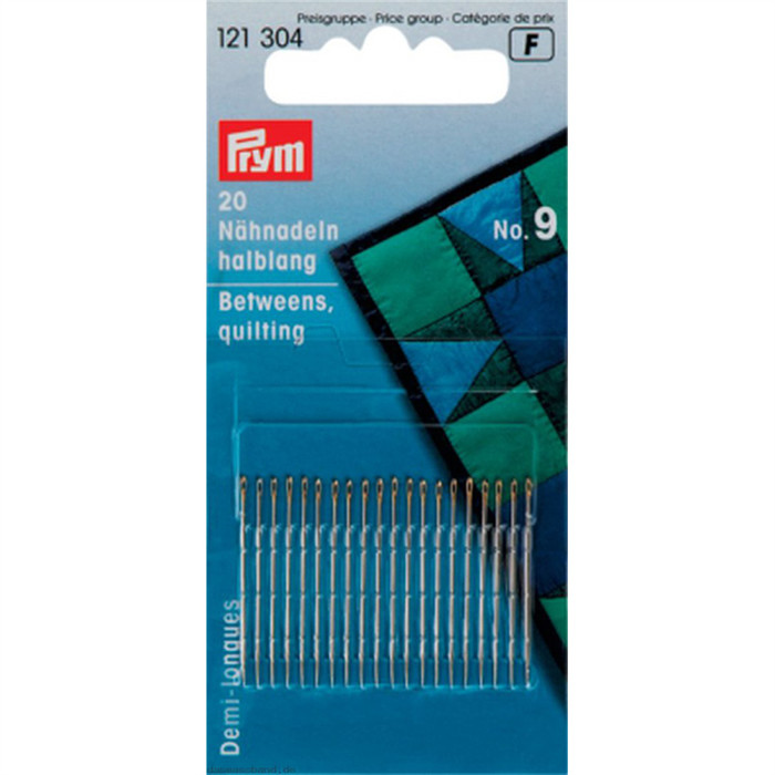 Aiguilles à coudre demi-longues n°9 Prym Aiguilles à coudre demi-longues n°9 Prym