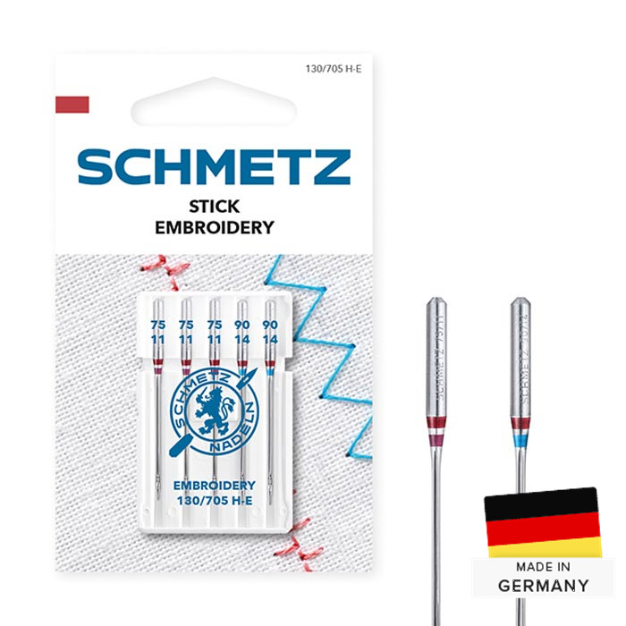 Aiguilles broderie Schmetz 3x75/2x90 Aiguilles broderie Schmetz 3x75/2x90