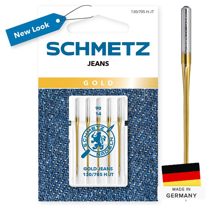 Aiguilles Jeans Gold 90 Schmetz (SB5) Aiguilles Jeans Gold 90 Schmetz (SB5)