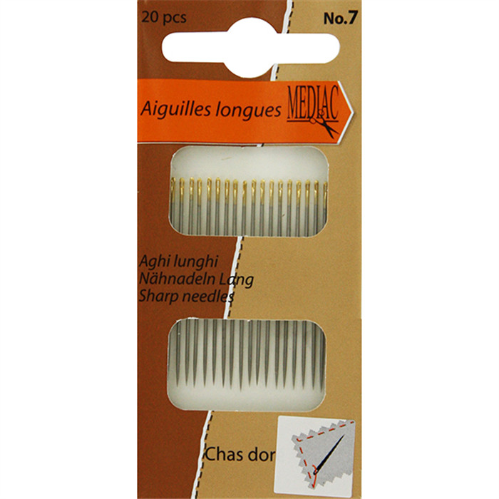 Aiguilles longues n°7 - Chas doré Aiguilles longues n°7 - Chas doré