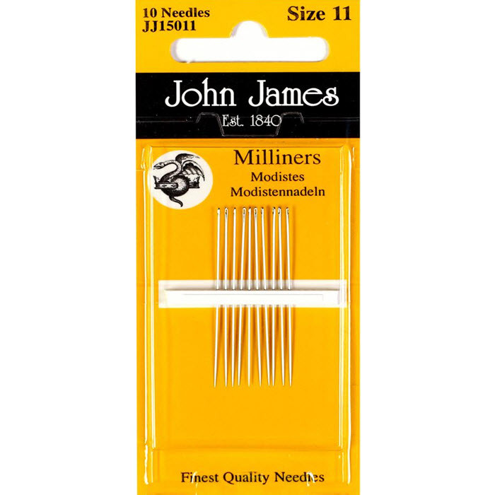 Aiguilles pour modistes 11 John James Aiguilles pour modistes 11 John James