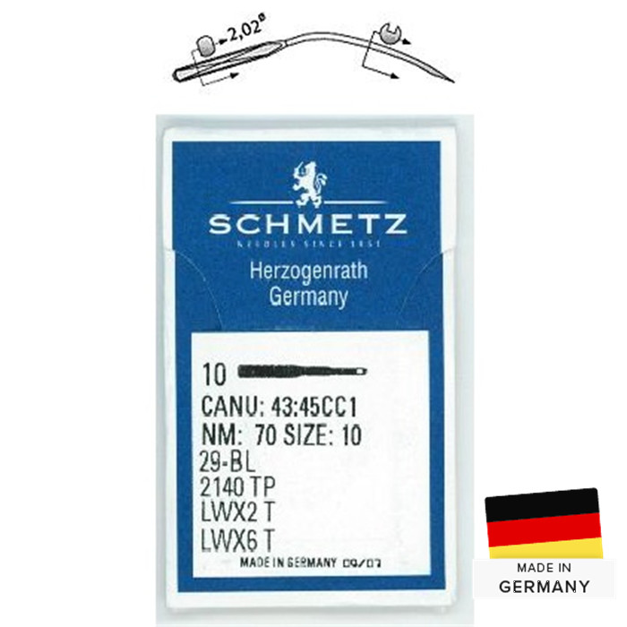 Aiguilles Schmetz 29-BL LWX2T / LWX6T Aiguilles Schmetz 29-BL LWX2T / LWX6T