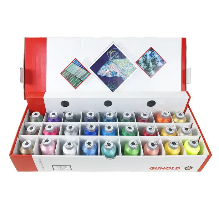 Assortiments 27 couleurs POLY 40 1000m Gunold Assortiments 27 couleurs POLY 40 1000m Gunold