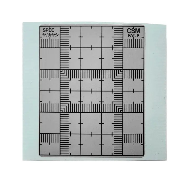 Autocollant gradué pour plaque glissière Autocollant gradué pour plaque glissière