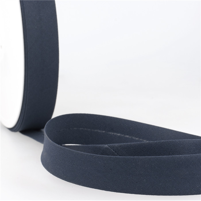 Biais étroit 20mm bleu foncé au mètre Biais étroit 20mm bleu foncé au mètre