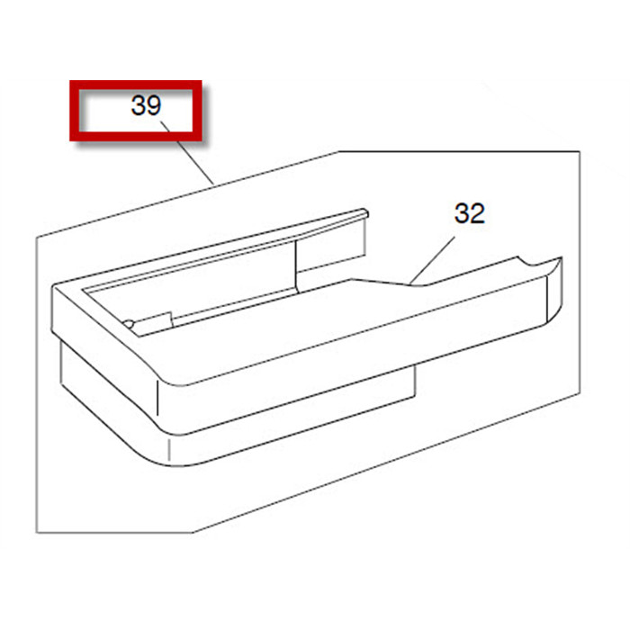 Boîte d'accessoire vide JANOME Boîte d'accessoire vide JANOME