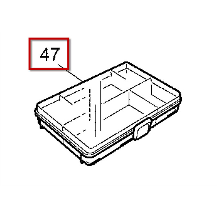 Boîte d'accessoires vide Brother PR/VR Boîte d'accessoires vide Brother PR/VR