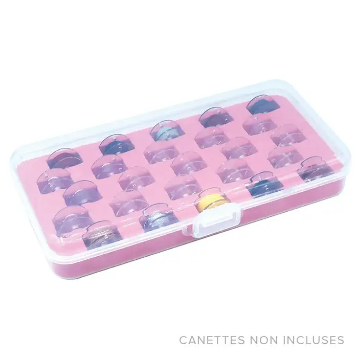 Boîte de rangement rose 25 canettes Boîte de rangement rose 25 canettes