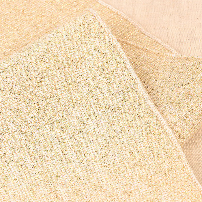 Bord côte lurex doré 120cm x 8.5cm Bord côte lurex doré 120cm x 8.5cm