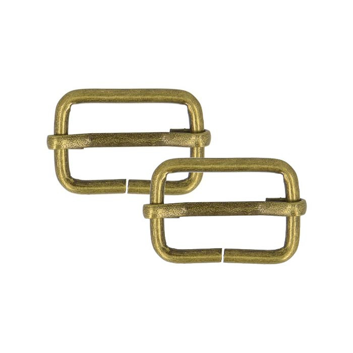 Boucle de réglage métallique or antique 20mm Boucle de réglage métallique or antique 20mm