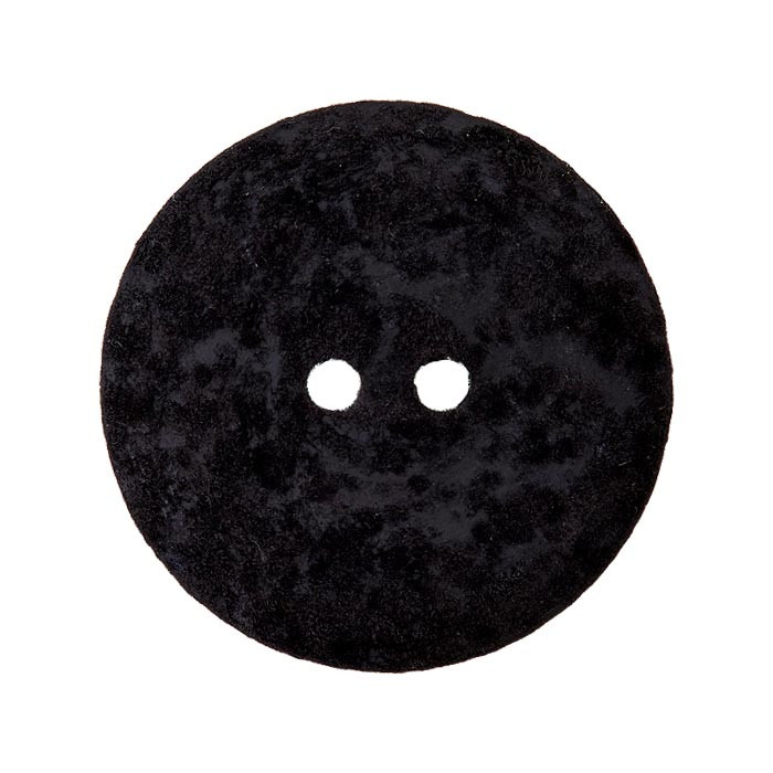 Bouton coton/pol. recyclé noir Bouton coton/pol. recyclé noir