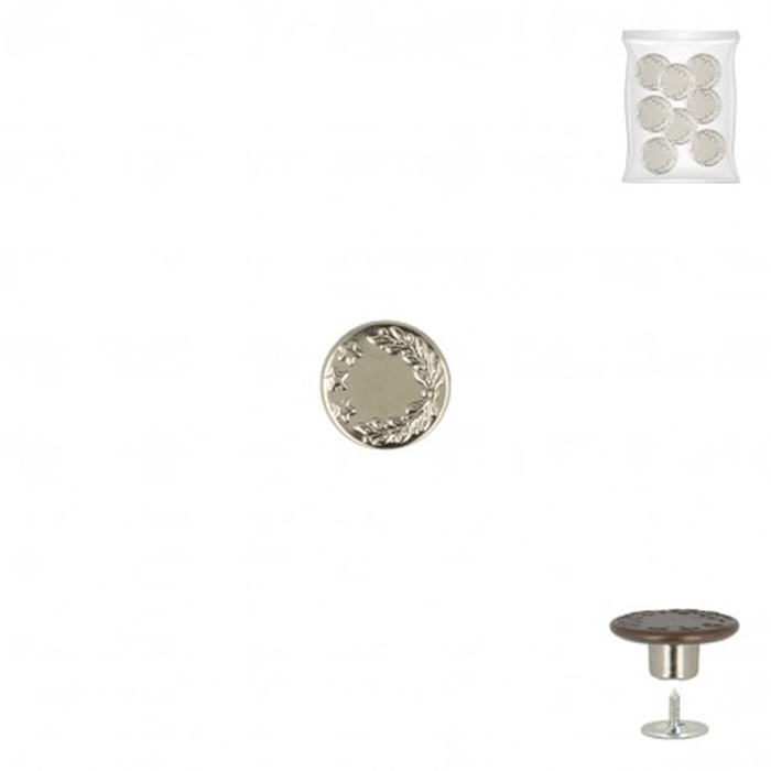 Bouton métal Jeans 17 mm - Argent Bouton métal Jeans 17 mm - Argent