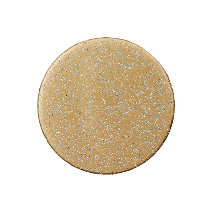 Bouton polyester doré pailleté 18mm Bouton polyester doré pailleté 18mm